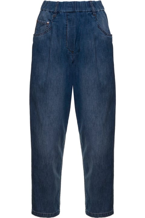 Brunello Cucinelli Five Pocket Denim Jeans - Grey