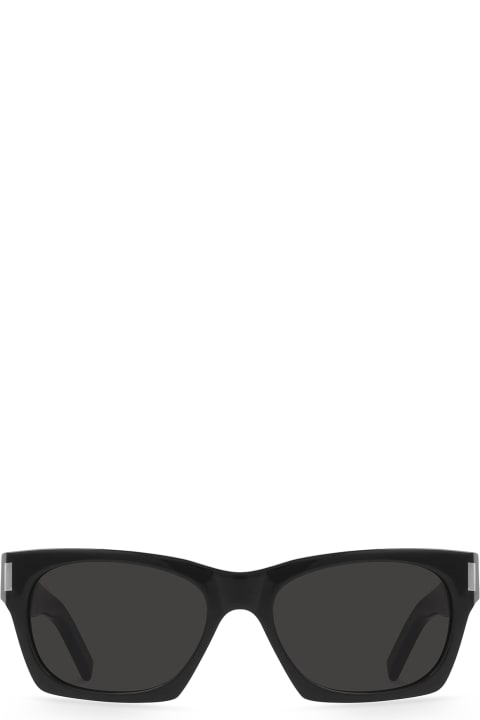 Saint Laurent Eyewear Sl 402 Black Sunglasses - Black Black Grey
