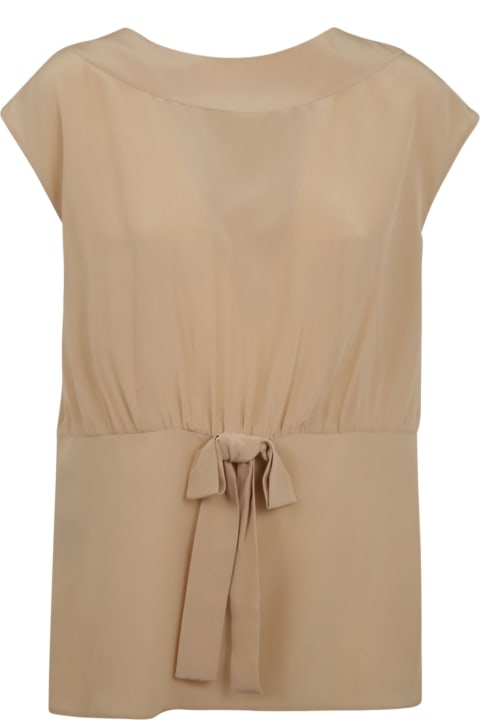 Rear Zip Bow Detail Top