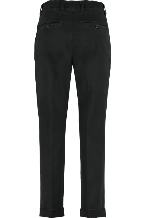 Department Five Volt Stretch Cotton Trousers - BLACK