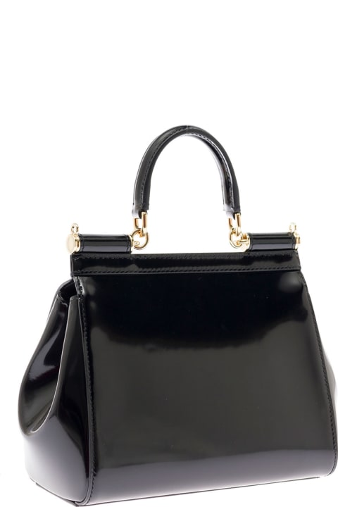 Dolce & Gabbana Woman's Sicily Leather Handbag