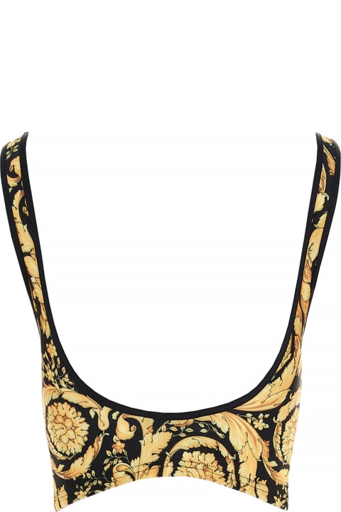Versace 'barocco' Swimwear - Nero oro