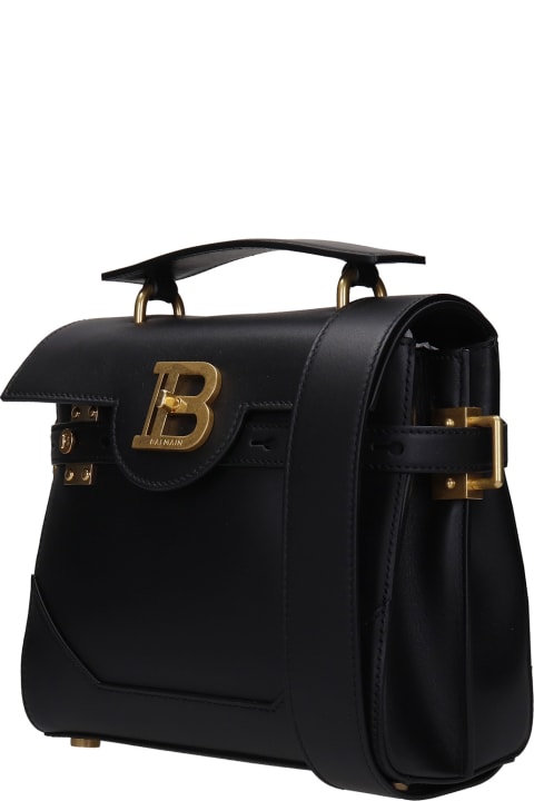 Bb-buzz 23 Hand Bag In Black Leather