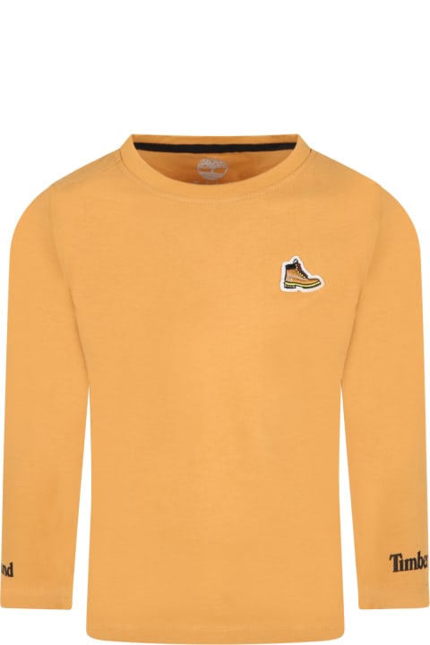 Orange T-shirt For Boy With Shoe