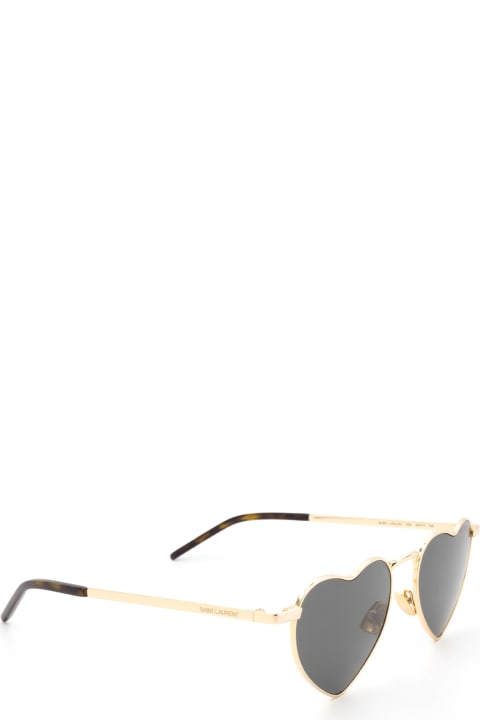Saint Laurent Eyewear Sl 301 Gold Sunglasses - Silver Silver Grey
