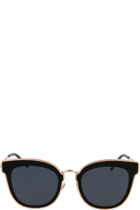 Jimmy Choo Eyewear Nile/s Sunglasses - PEFEZ GOLD GREEN