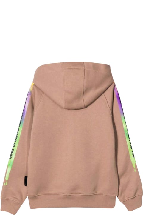 GCDS Mini Beige Sweatshirt - Marrone