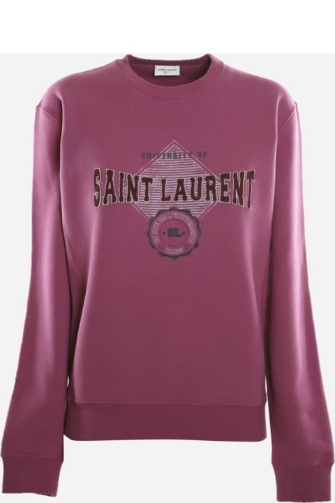 University Of Saint Laurent Cotton Sweatshirt
