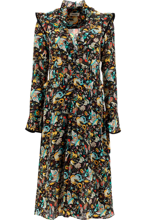 Zadig & Voltaire Rosier Plisse Party Dress
