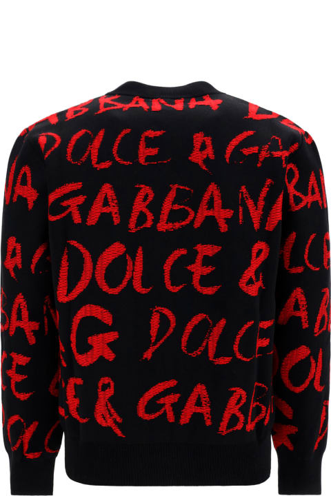 Dolce & Gabbana Jumper - BLUE/RED