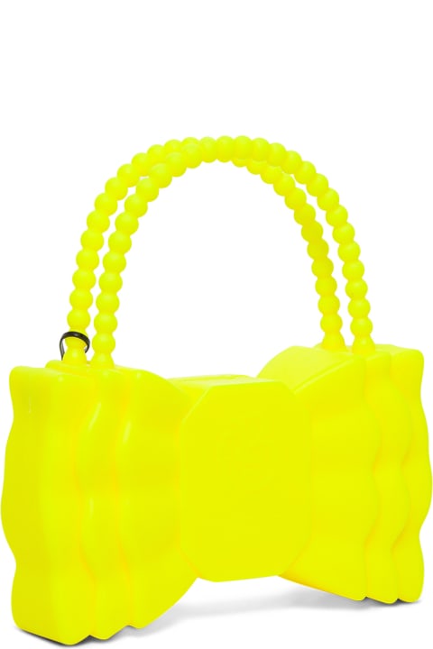 Forbitches Peewee Bow Yellow Handbag - Grey