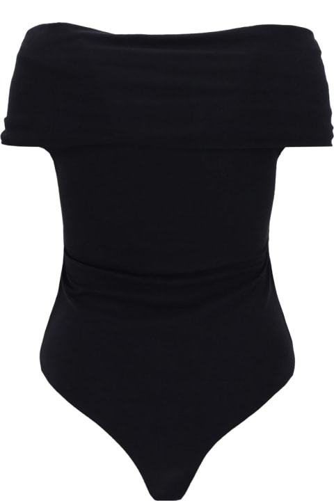 Khaite Cerise Bodysuit - BLACK (Black)