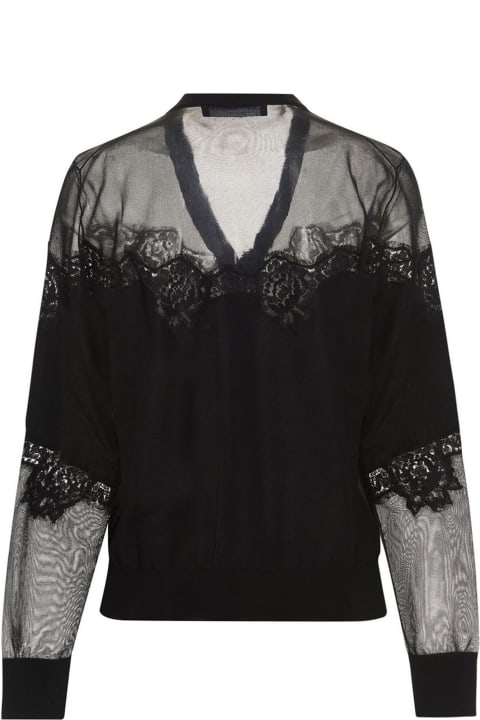 Dolce & Gabbana Sweater - Rosa Bianco Argento