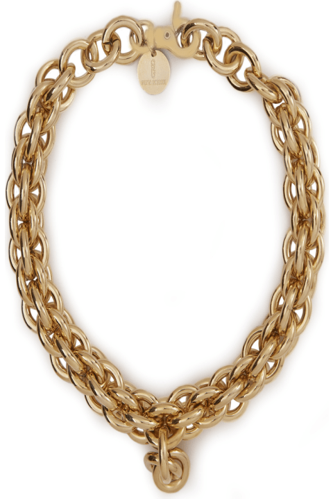 Berlin Golden Brass Chain Necklace