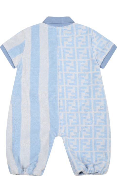 Light-blue Babygrow For Baby Boy