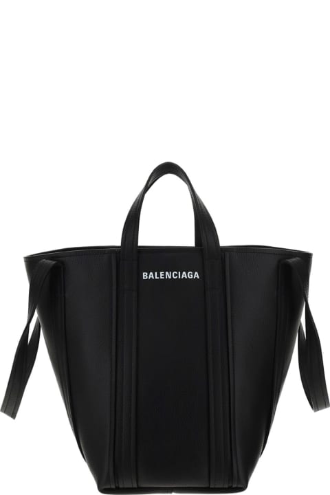 Balenciaga Everyday Handbag - Black/white/black