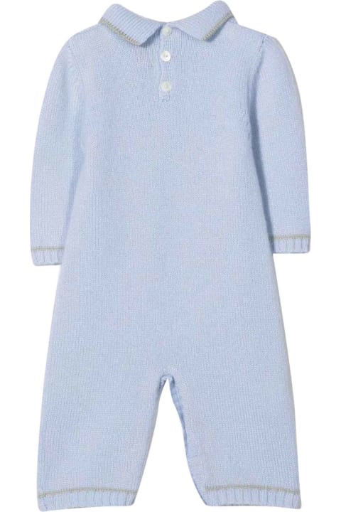 Unisex Light Blue Baby Suit