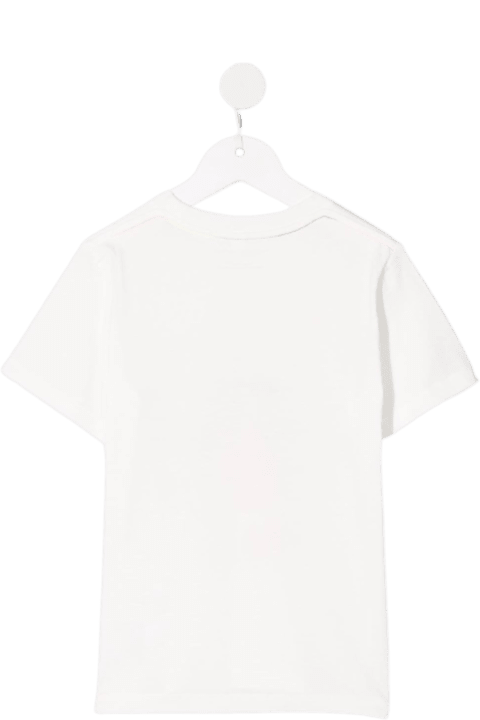 Stella McCartney Kids Cotton T-shirt With Logo Print - Fuchsia