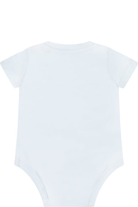 Ralph Lauren Light-blue Body For Baby Boy With Pony Logo - Blue