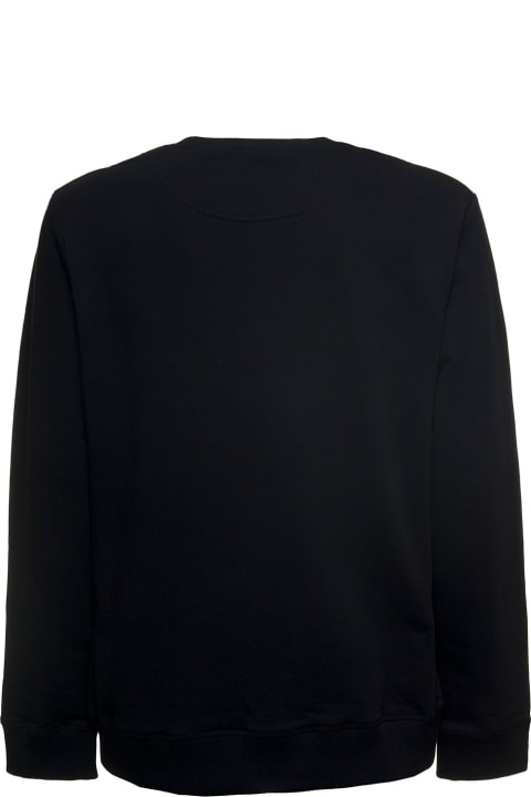 Kenzo Black Cotton Sweatshirt With Tiger Logo - MINT