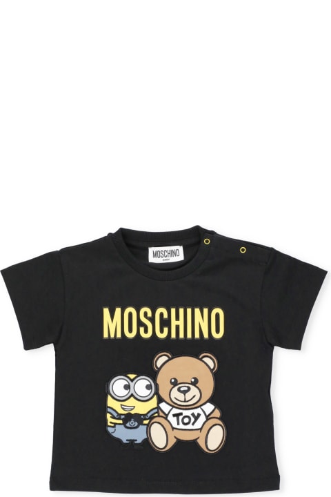 Moschino T-shirt With Minions Print - Verde
