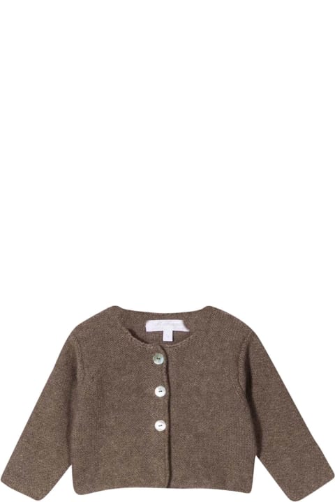 Mariella Ferrari Kids Brown Unisex Cardigan