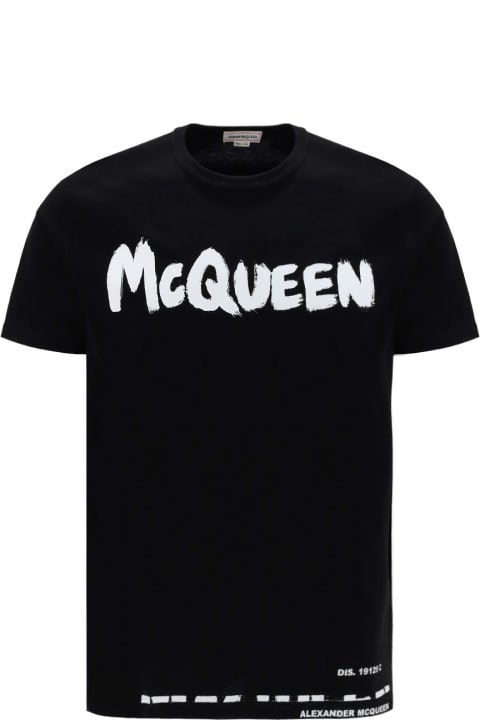 Alexander McQueen T-shirt - Black washed