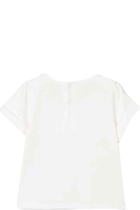 White T-shirt With Print Chloè