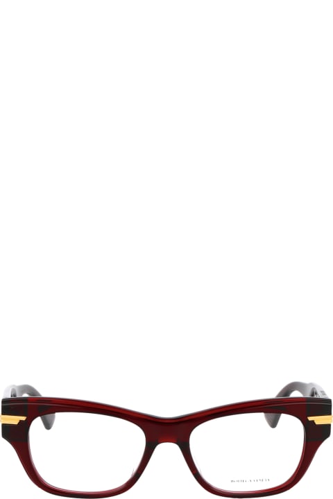 Bottega Veneta Eyewear Bv1152o Glasses - Black Black Grey