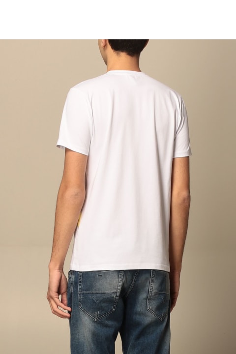 T-shirt Paciotti 4us Cotton T-shirt With Big Print