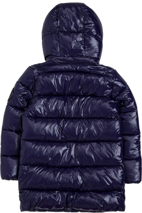 Save the Duck Dixon Blue Quilted Nylon Down Jacket - Green