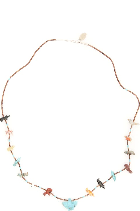 Jessie Western Necklace With Animals - MULTICOLOR (Brown)