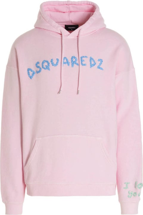 Dsquared2 'doodle Logo' Hoodie - White