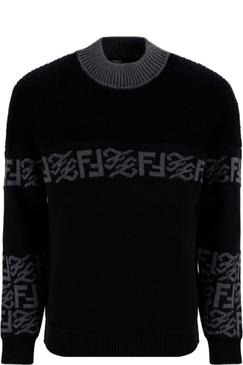 Fendi Sweater - Asfalto nero palladio