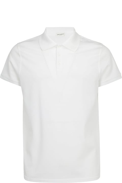 Saint Laurent Polo Shirt - Gris chine