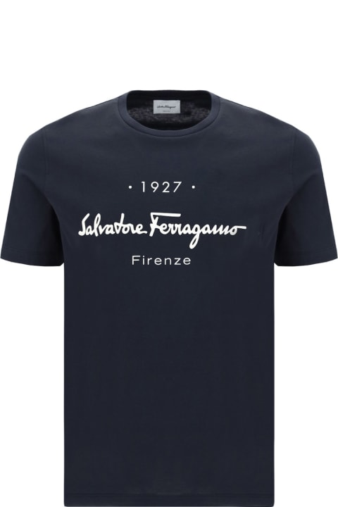 Salvatore Ferragamo T-shirt - Nero/light Grey