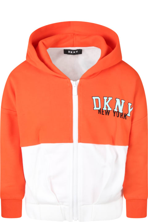 Multicolor Sweatshirt For Kids With Logo