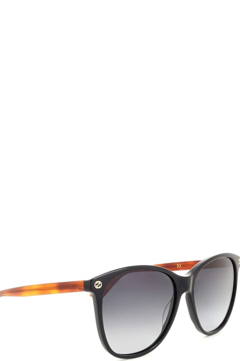 Gucci Eyewear Gg0024s Black Sunglasses - Black Black Grey