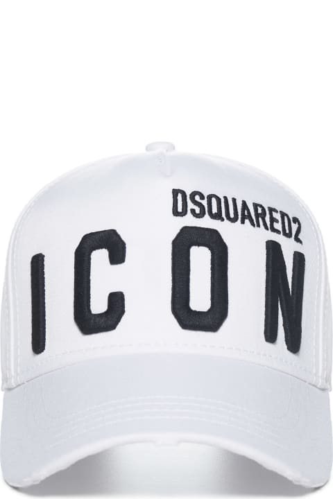 Dsquared2 Hat - NERO BIANCO (Black)