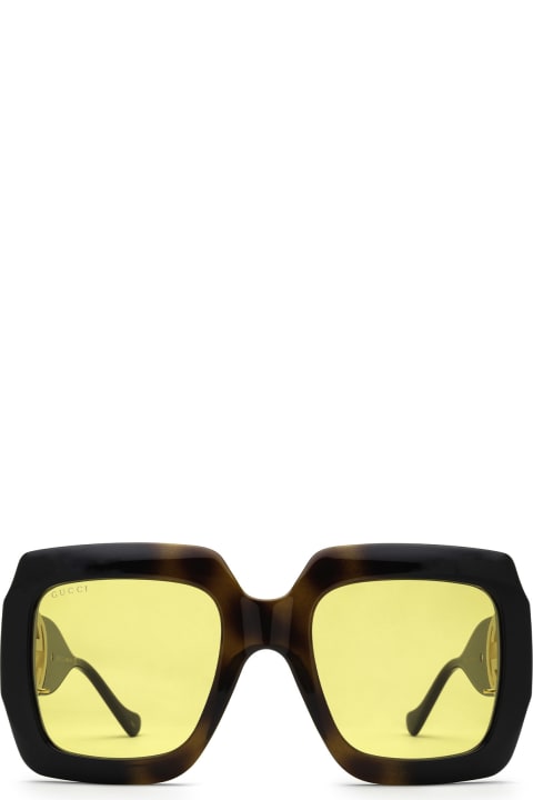 Gucci Eyewear Gg1022s Havana & Black Sunglasses - Black Black Grey