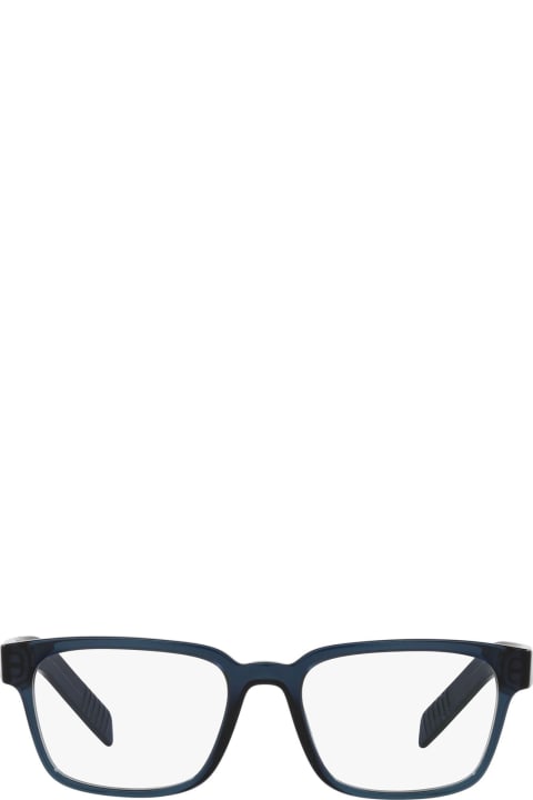 Prada Eyewear Pr 15wv Transparent Blue Glasses