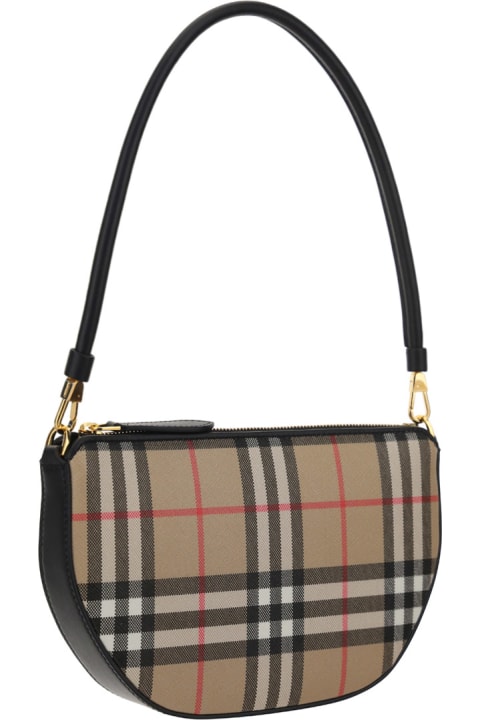 Burberry New Olympia Pouch Bag - Black