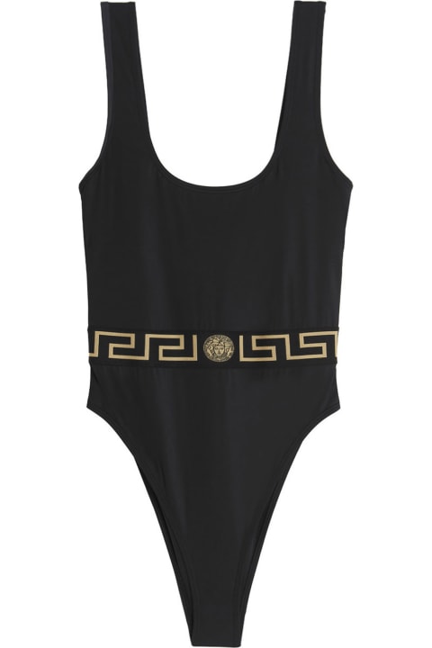 Versace 'greca E Medusa' Swimsuits - Black