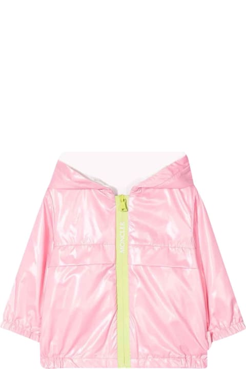 Pink Jacket Baby Girl Moncler Enfant