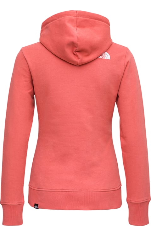 Pink Jersey Hoodie With Print