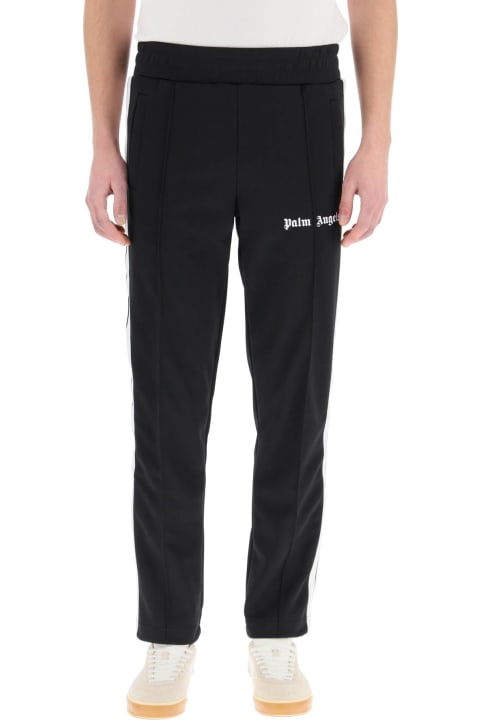 Palm Angels Straight Trackpants - Navy Blue/White
