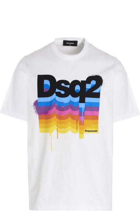 Dsquared2 'dsq2' T-shirt - Denim blue