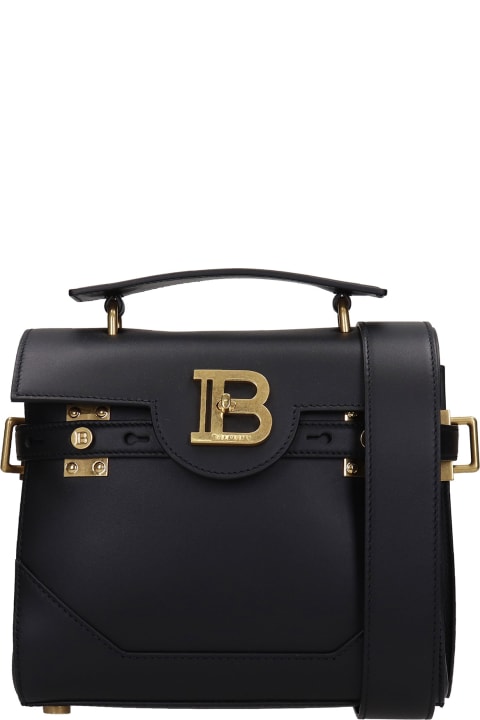 Bb-buzz 23 Hand Bag In Black Leather