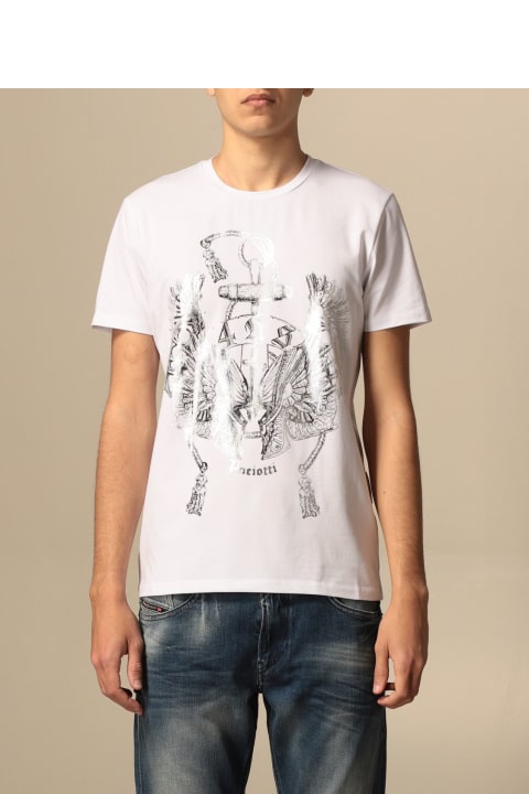 T-shirt Paciotti 4us Cotton T-shirt With Big Print
