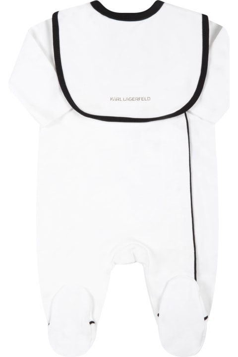 White Set For Baby Kids  With Choupette